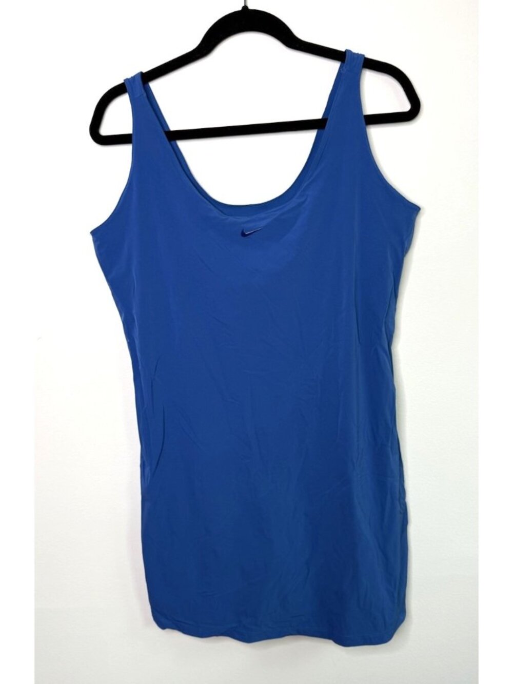 Nike Luxe Training Dress Blue Built in Shorts Romper Tennis Golf